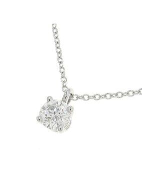 Tiffany & Co Near Solitaire Diamond Necklace